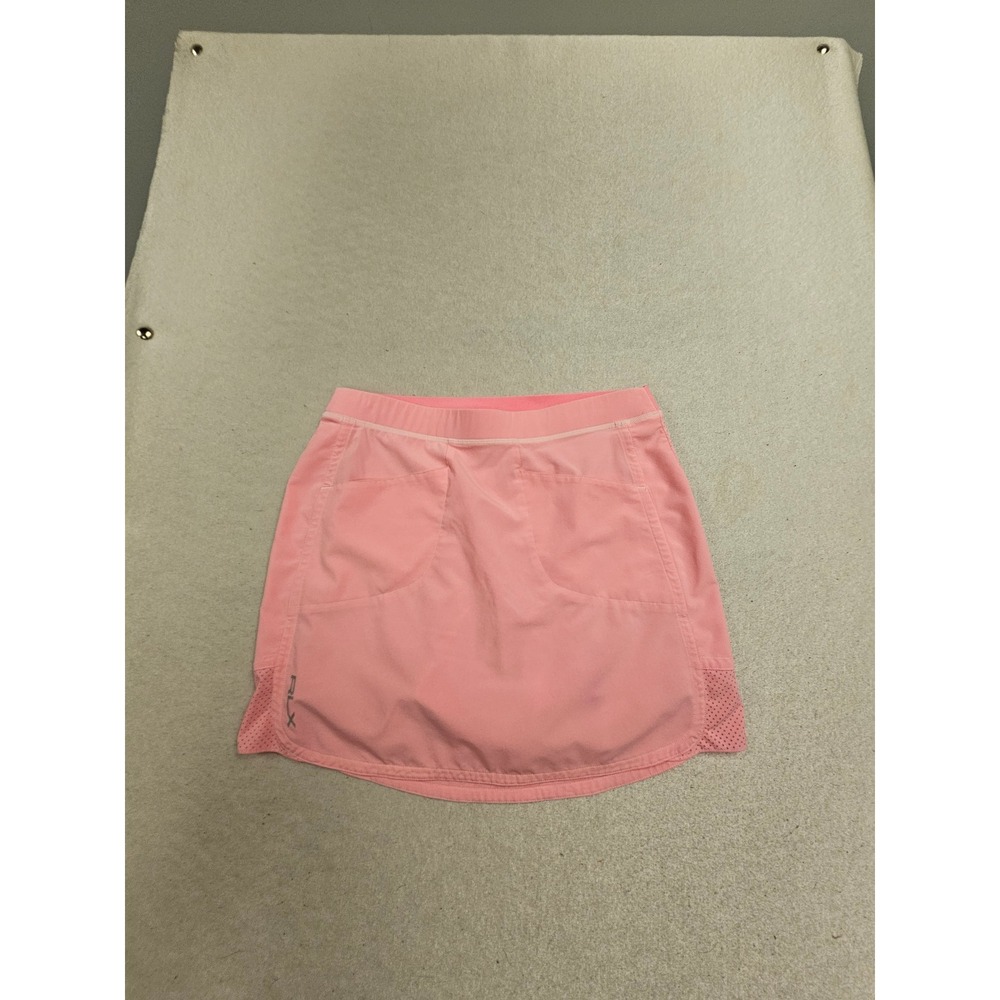 RLX Ralph Lauren Pink Athletic Golf Tennis Skort Mesh Panels Womens Small